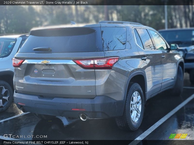 Stone Gray Metallic / Jet Black 2020 Chevrolet Traverse LT