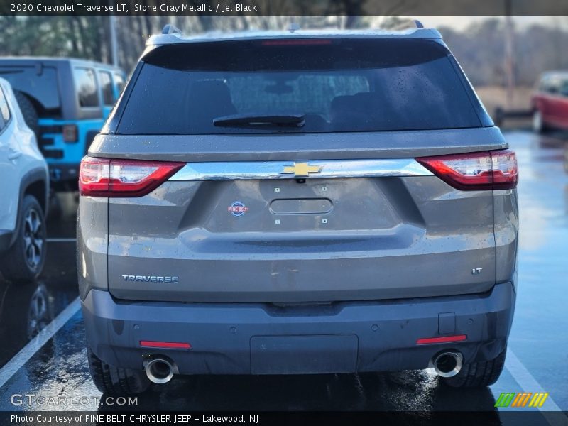 Stone Gray Metallic / Jet Black 2020 Chevrolet Traverse LT