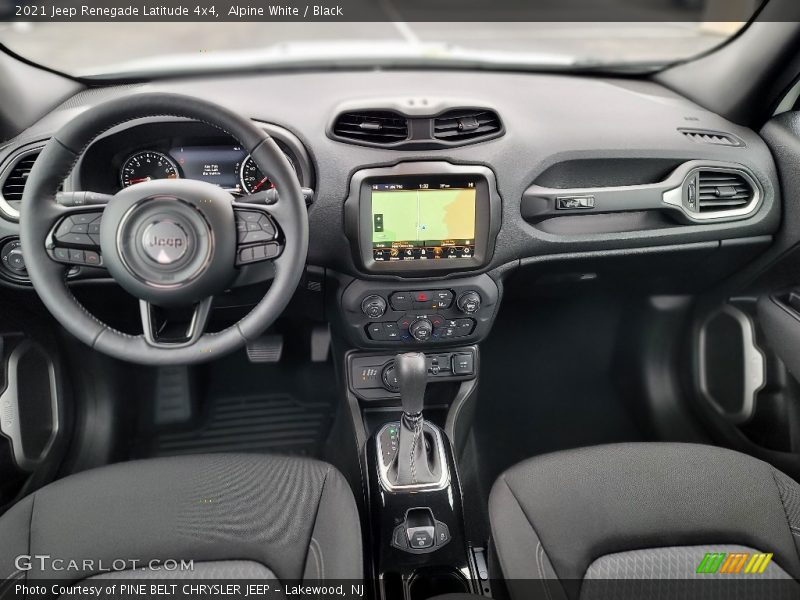 Alpine White / Black 2021 Jeep Renegade Latitude 4x4