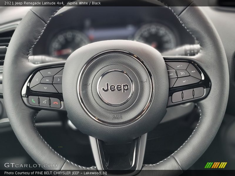 Alpine White / Black 2021 Jeep Renegade Latitude 4x4