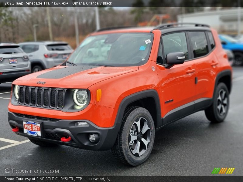 Omaha Orange / Black 2021 Jeep Renegade Trailhawk 4x4