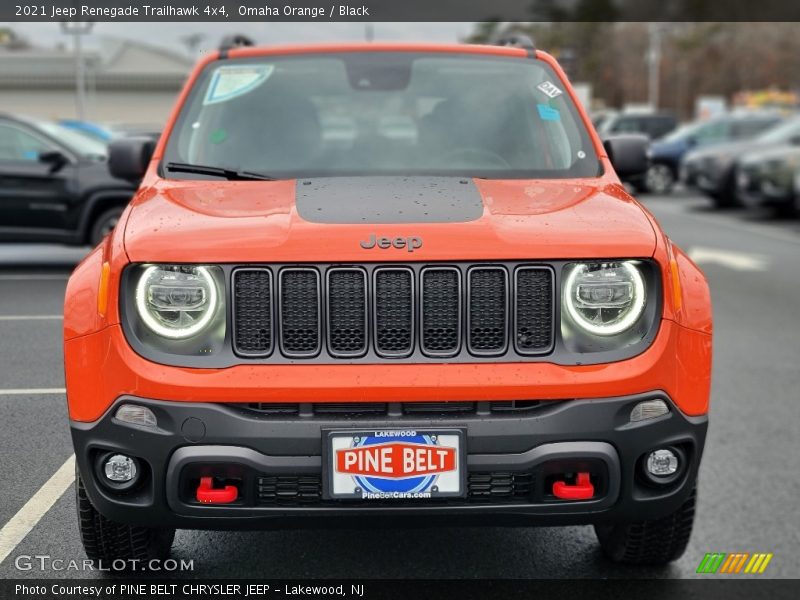 Omaha Orange / Black 2021 Jeep Renegade Trailhawk 4x4