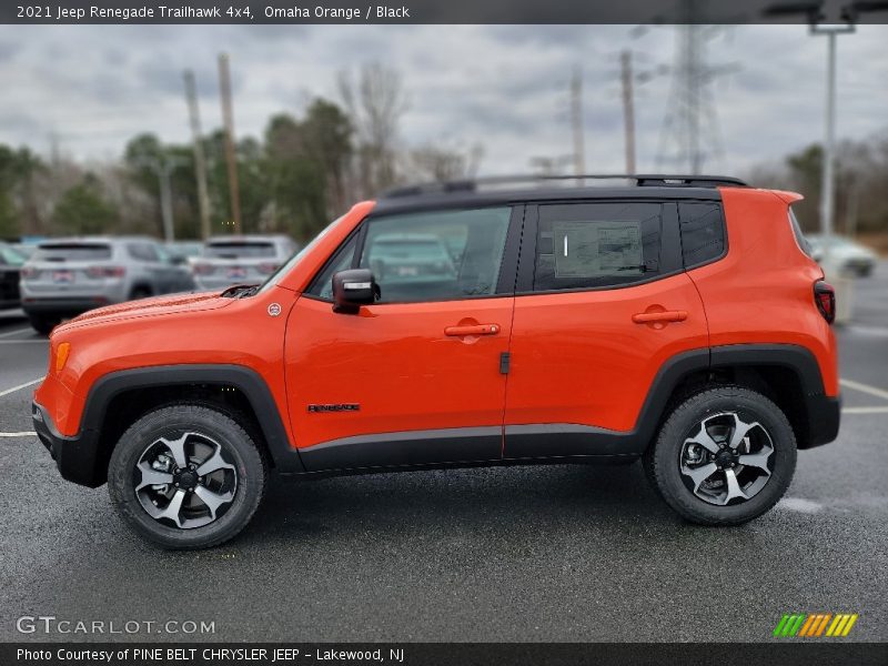 Omaha Orange / Black 2021 Jeep Renegade Trailhawk 4x4