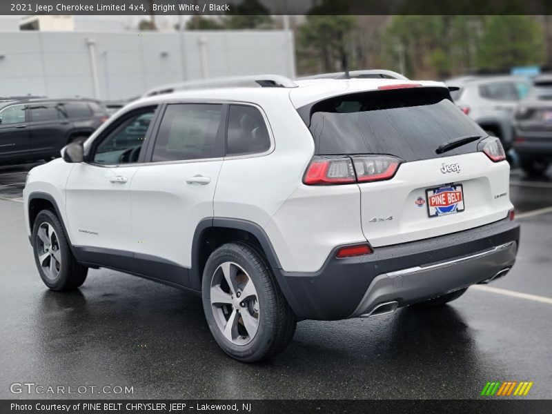Bright White / Black 2021 Jeep Cherokee Limited 4x4