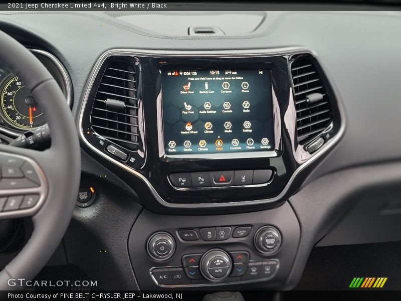 Bright White / Black 2021 Jeep Cherokee Limited 4x4