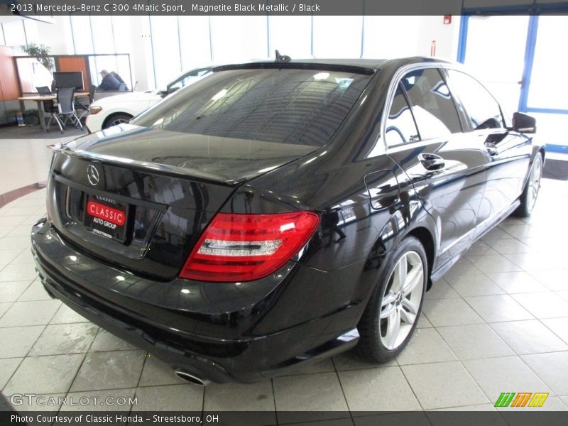 Magnetite Black Metallic / Black 2013 Mercedes-Benz C 300 4Matic Sport