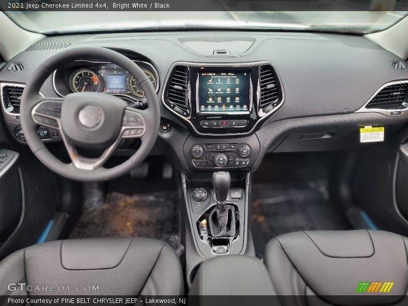 Bright White / Black 2021 Jeep Cherokee Limited 4x4