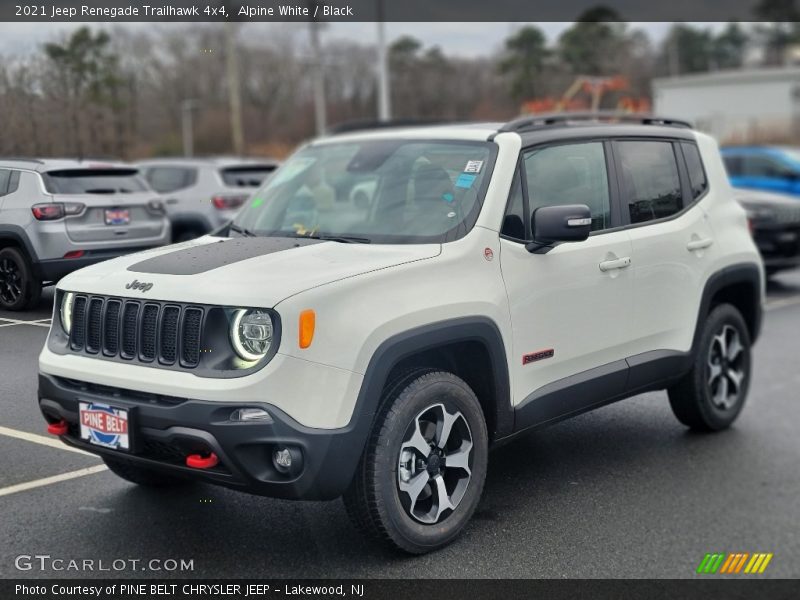 Alpine White / Black 2021 Jeep Renegade Trailhawk 4x4