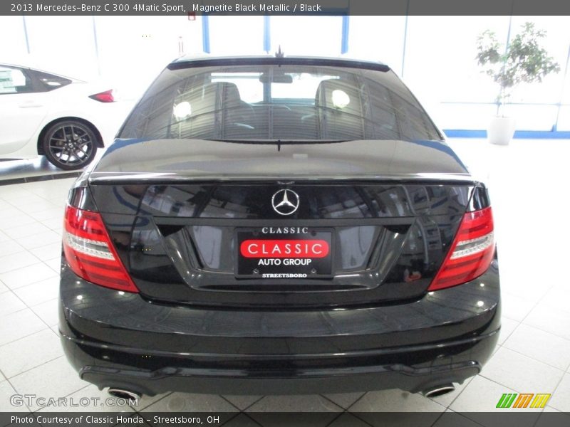 Magnetite Black Metallic / Black 2013 Mercedes-Benz C 300 4Matic Sport