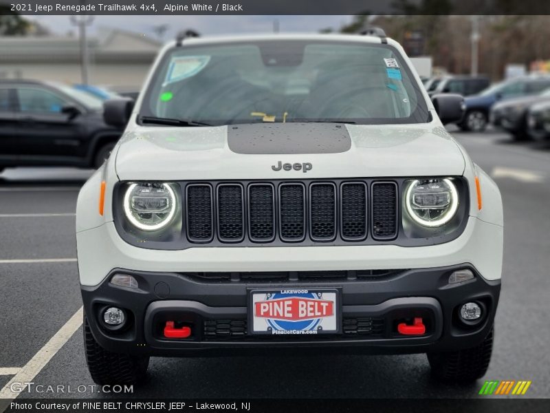 Alpine White / Black 2021 Jeep Renegade Trailhawk 4x4