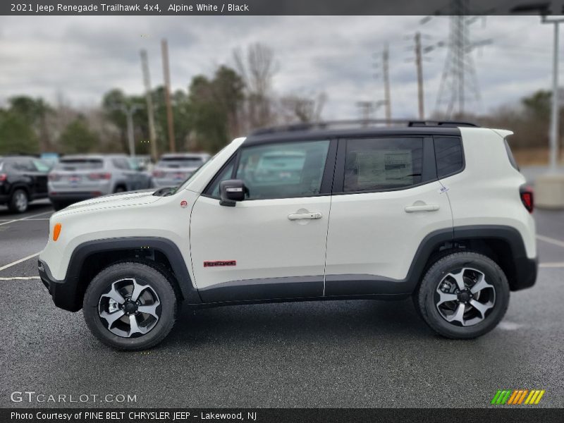 Alpine White / Black 2021 Jeep Renegade Trailhawk 4x4