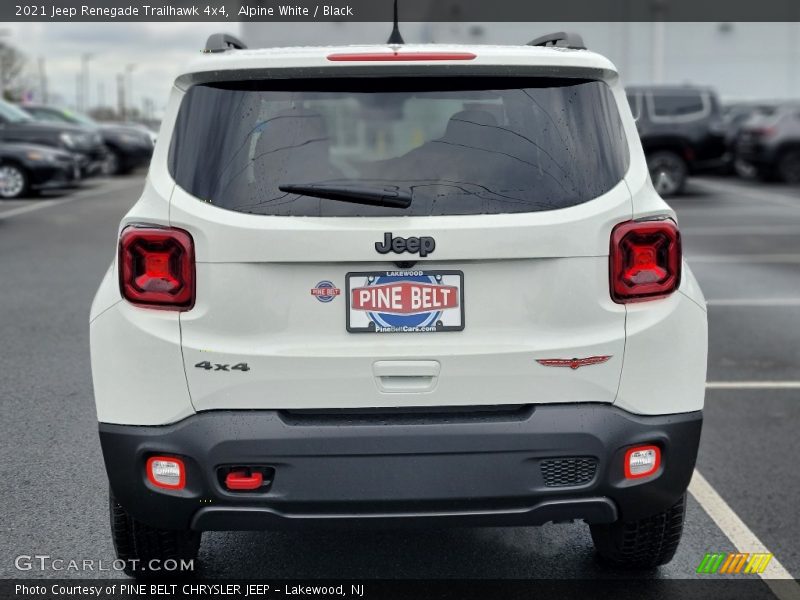Alpine White / Black 2021 Jeep Renegade Trailhawk 4x4