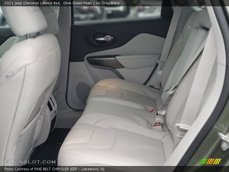 Olive Green Pearl / Ski Gray/Black 2021 Jeep Cherokee Limited 4x4