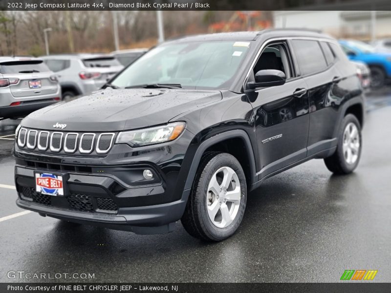 Diamond Black Crystal Pearl / Black 2022 Jeep Compass Latitude 4x4
