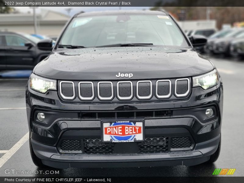Diamond Black Crystal Pearl / Black 2022 Jeep Compass Latitude 4x4