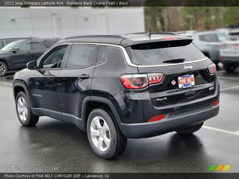 Diamond Black Crystal Pearl / Black 2022 Jeep Compass Latitude 4x4