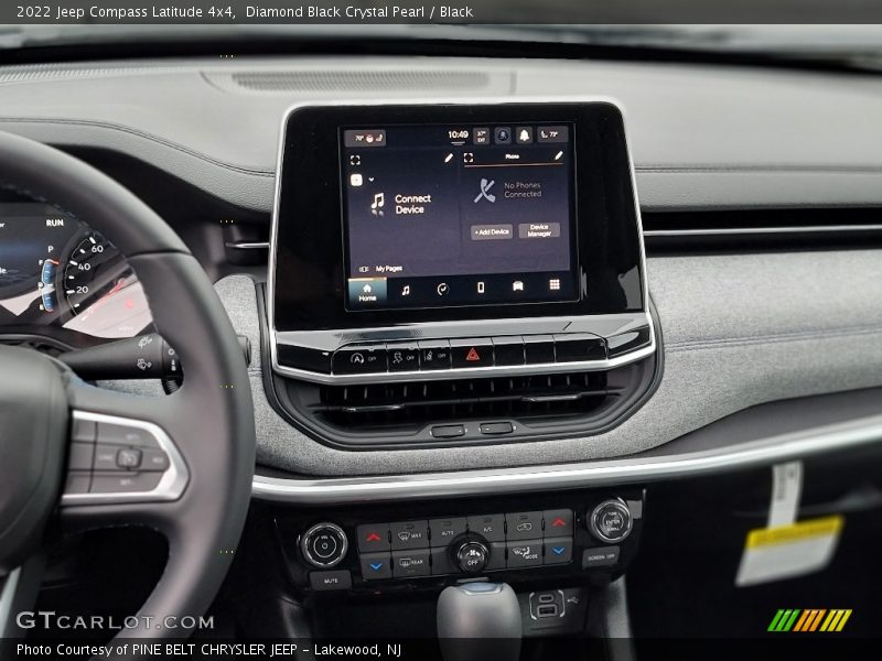 Diamond Black Crystal Pearl / Black 2022 Jeep Compass Latitude 4x4