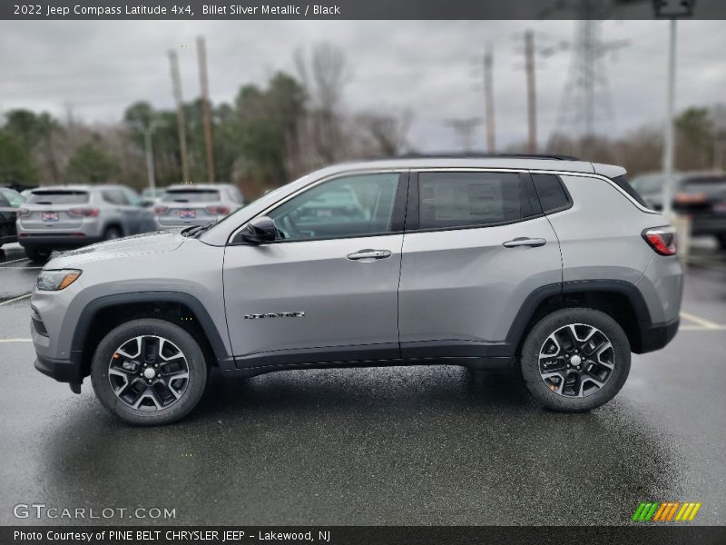 Billet Silver Metallic / Black 2022 Jeep Compass Latitude 4x4