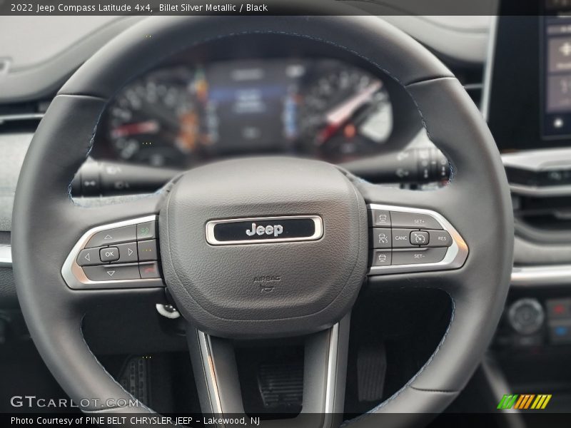 Billet Silver Metallic / Black 2022 Jeep Compass Latitude 4x4