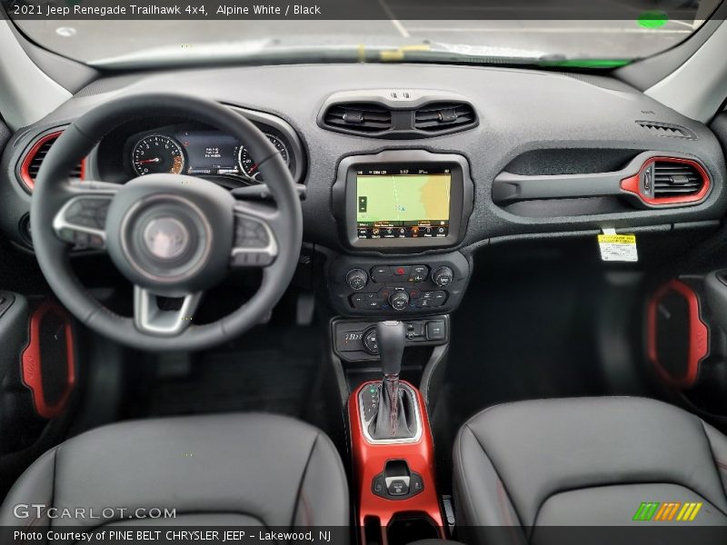 Alpine White / Black 2021 Jeep Renegade Trailhawk 4x4