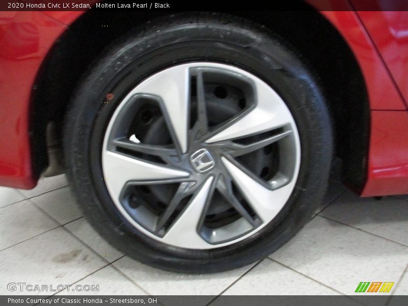 Molten Lava Pearl / Black 2020 Honda Civic LX Sedan