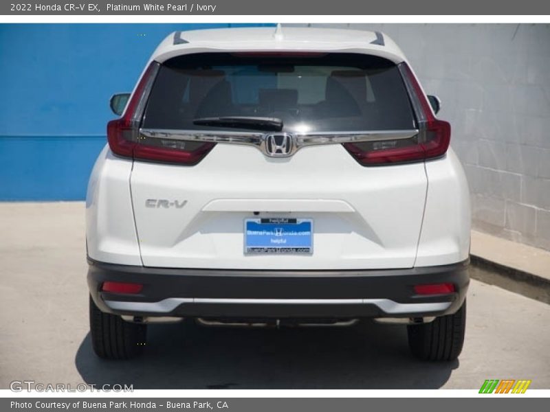 Platinum White Pearl / Ivory 2022 Honda CR-V EX