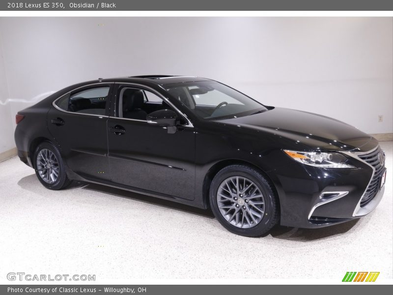 Obsidian / Black 2018 Lexus ES 350