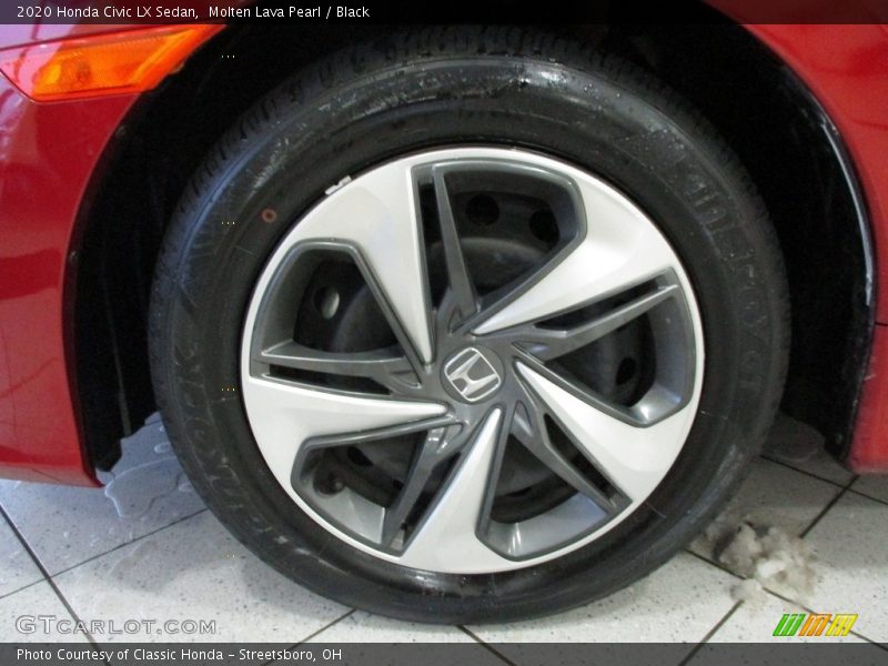 Molten Lava Pearl / Black 2020 Honda Civic LX Sedan