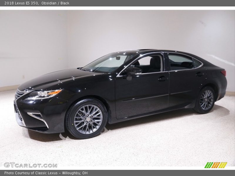 Obsidian / Black 2018 Lexus ES 350