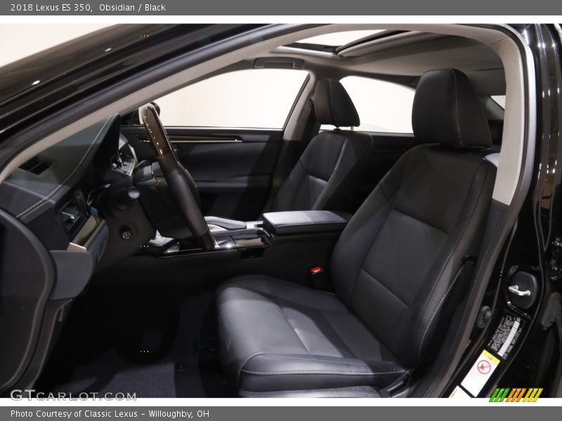 Obsidian / Black 2018 Lexus ES 350