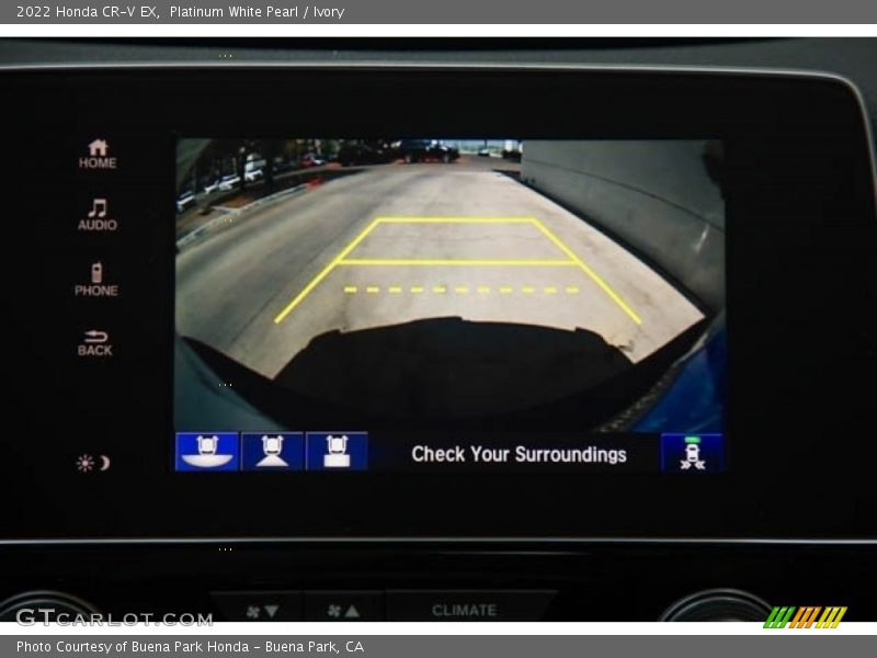 Platinum White Pearl / Ivory 2022 Honda CR-V EX