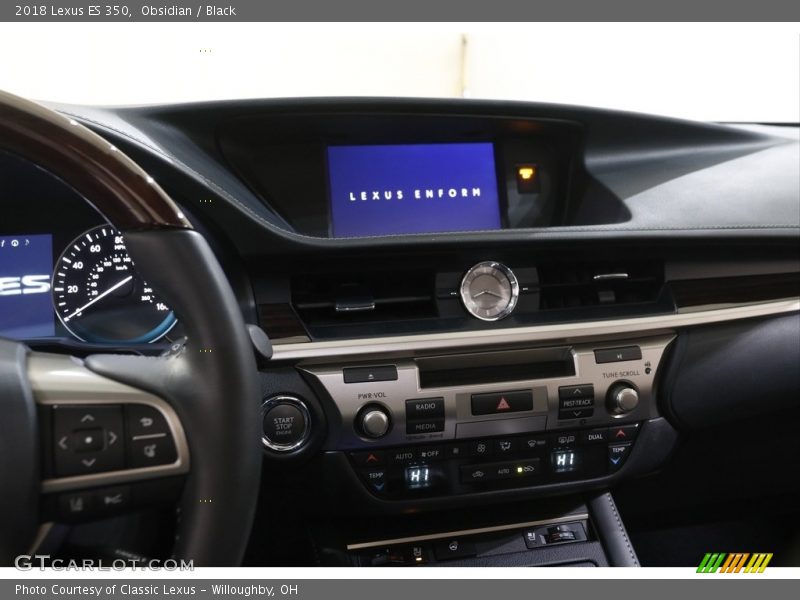 Obsidian / Black 2018 Lexus ES 350
