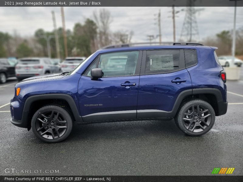 Jetset Blue / Black 2021 Jeep Renegade Latitude 4x4