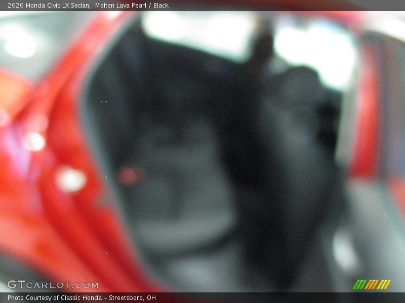 Molten Lava Pearl / Black 2020 Honda Civic LX Sedan