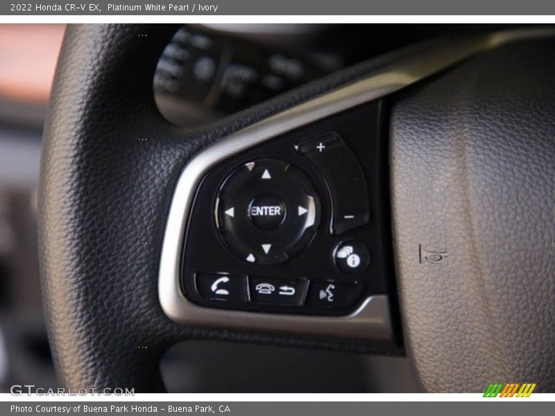 Platinum White Pearl / Ivory 2022 Honda CR-V EX