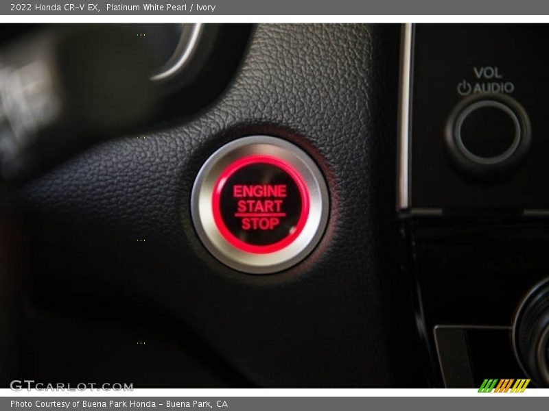 Platinum White Pearl / Ivory 2022 Honda CR-V EX