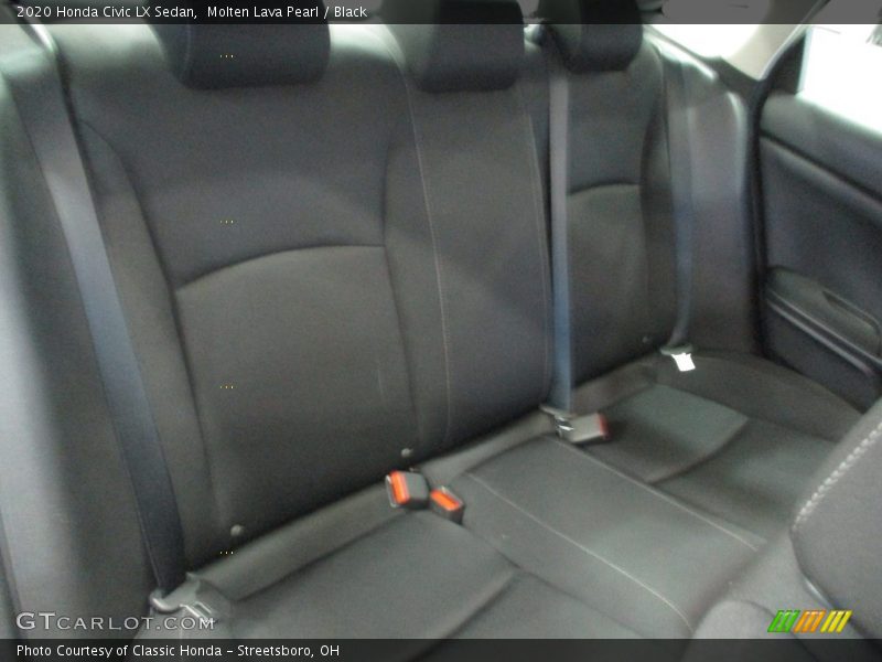 Molten Lava Pearl / Black 2020 Honda Civic LX Sedan