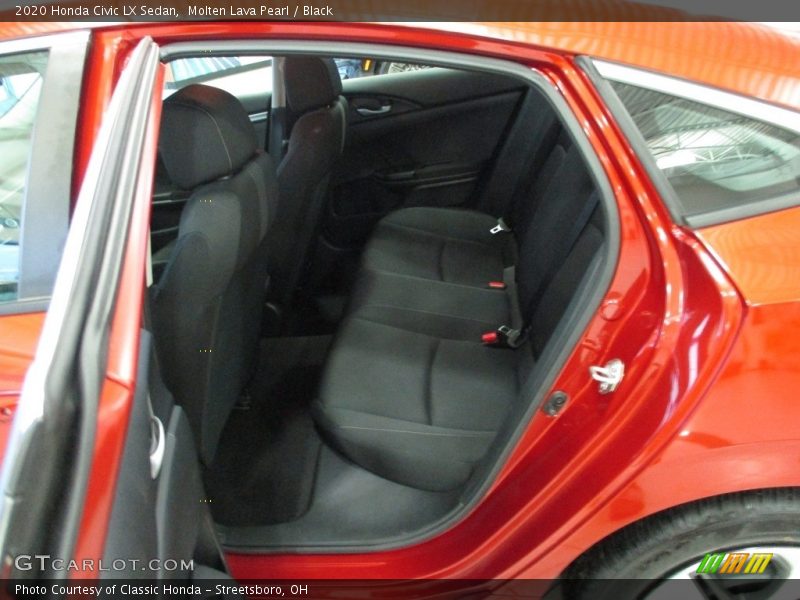 Molten Lava Pearl / Black 2020 Honda Civic LX Sedan