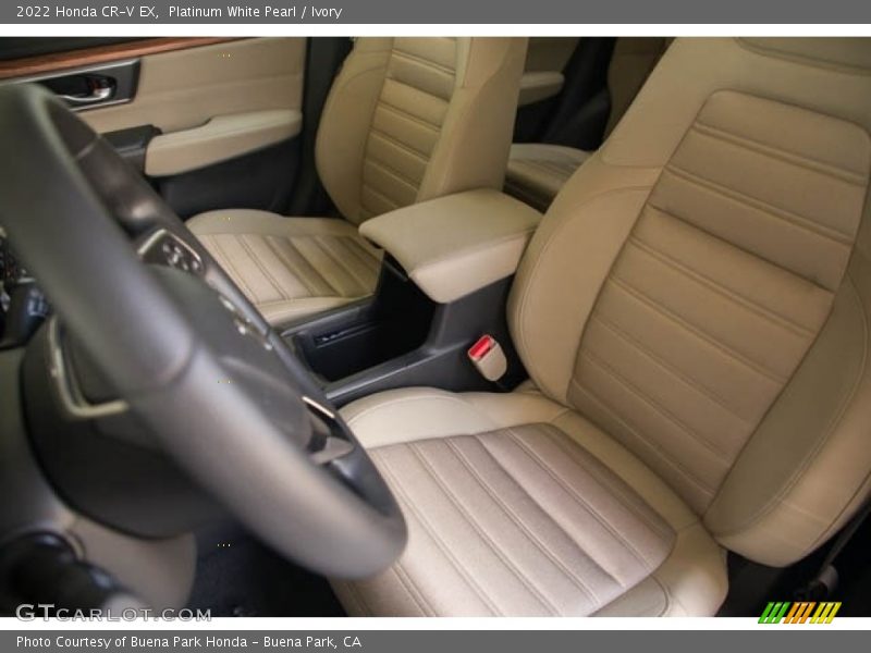 Platinum White Pearl / Ivory 2022 Honda CR-V EX
