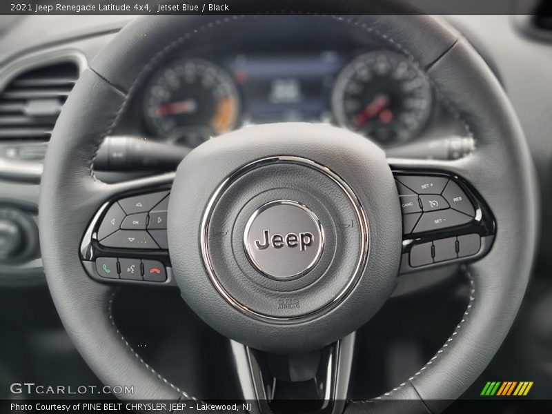 Jetset Blue / Black 2021 Jeep Renegade Latitude 4x4