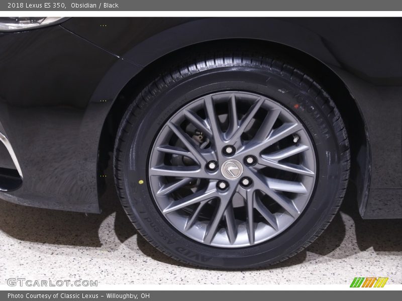 Obsidian / Black 2018 Lexus ES 350