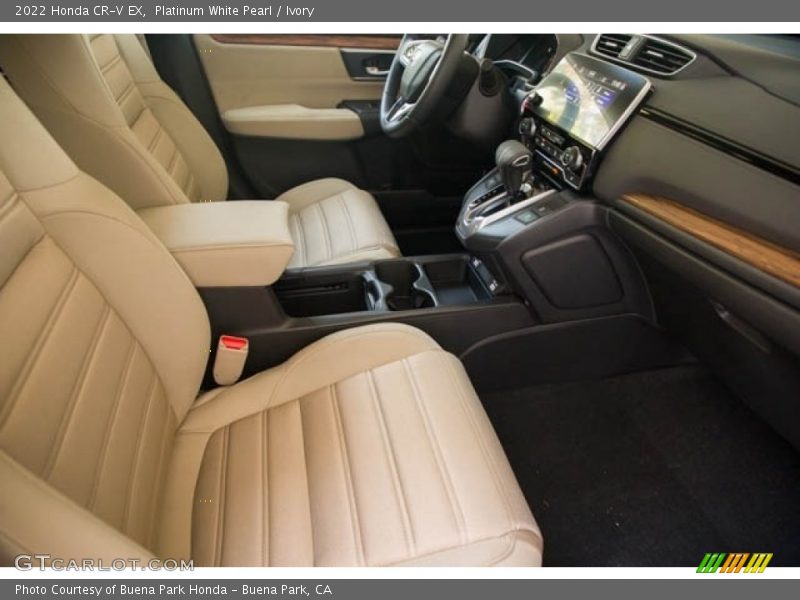 Platinum White Pearl / Ivory 2022 Honda CR-V EX