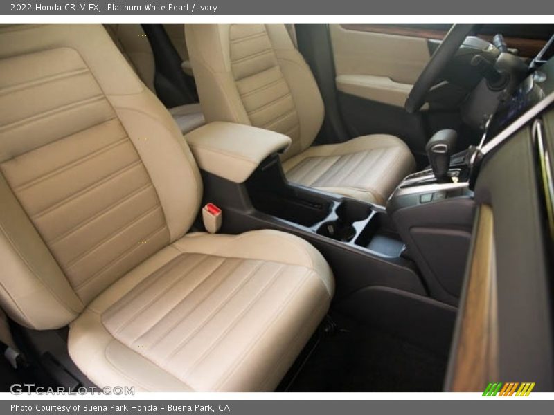 Platinum White Pearl / Ivory 2022 Honda CR-V EX