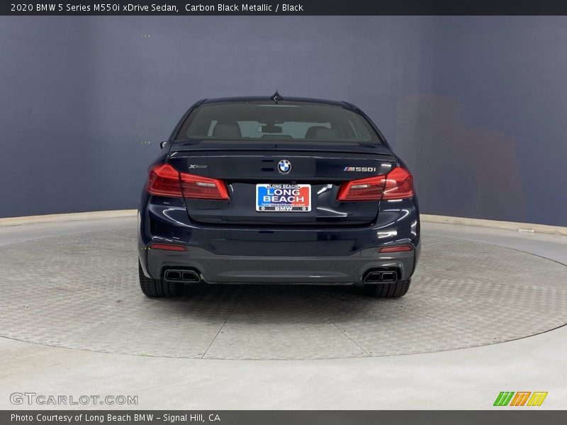 Carbon Black Metallic / Black 2020 BMW 5 Series M550i xDrive Sedan
