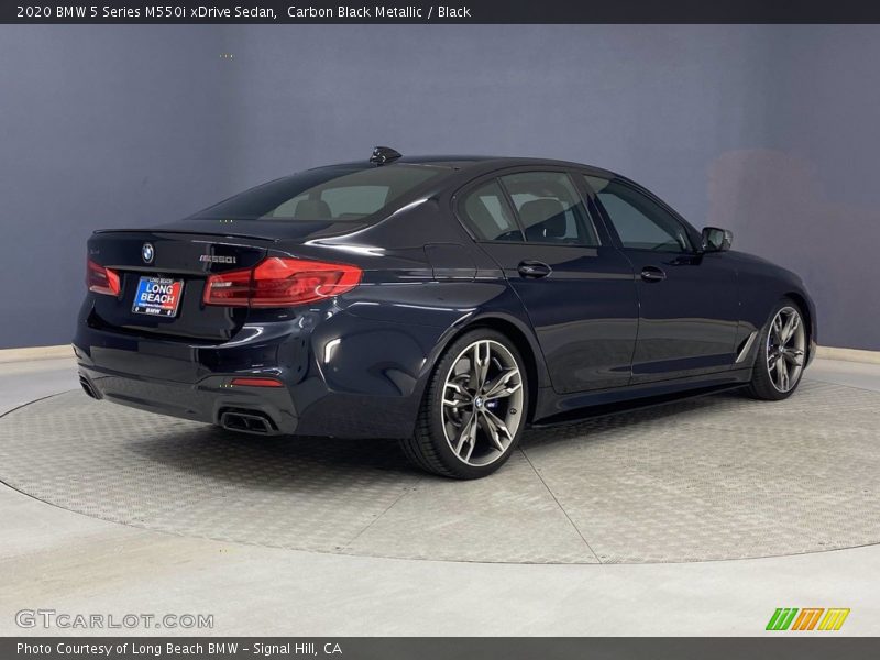 Carbon Black Metallic / Black 2020 BMW 5 Series M550i xDrive Sedan
