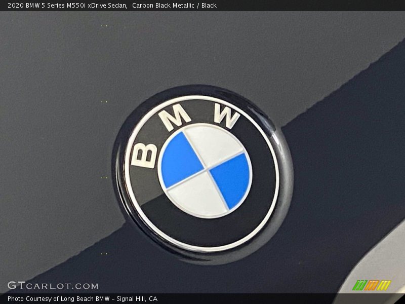 Carbon Black Metallic / Black 2020 BMW 5 Series M550i xDrive Sedan