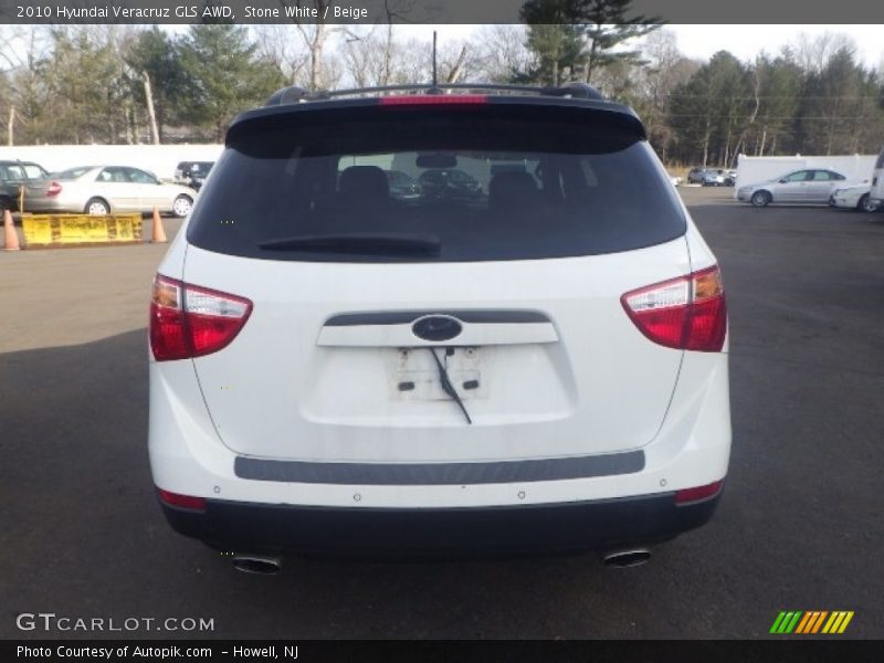 Stone White / Beige 2010 Hyundai Veracruz GLS AWD