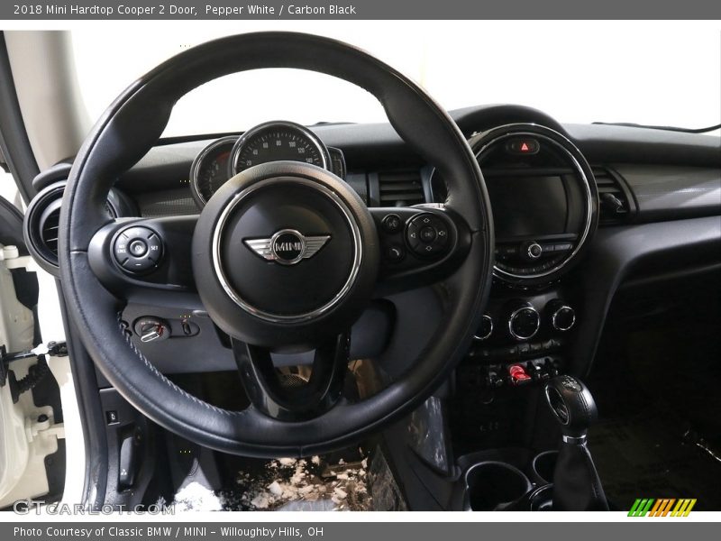 Pepper White / Carbon Black 2018 Mini Hardtop Cooper 2 Door