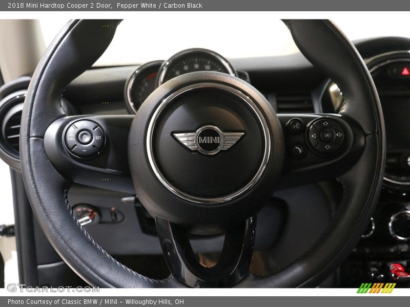 Pepper White / Carbon Black 2018 Mini Hardtop Cooper 2 Door