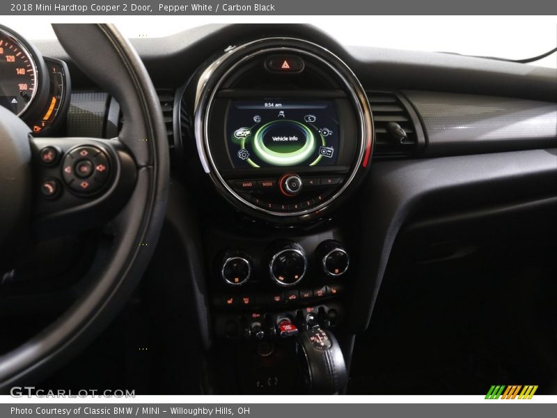 Pepper White / Carbon Black 2018 Mini Hardtop Cooper 2 Door